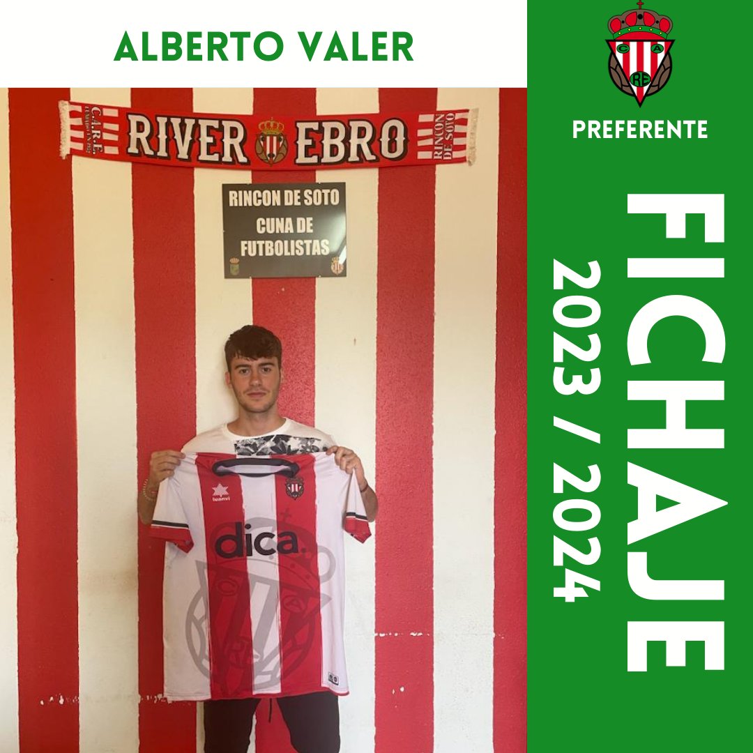 aupariver's tweet photo. 𝗣𝗥𝗘𝗙𝗘𝗥𝗘𝗡𝗧𝗘 |
El C.A. River Ebro comunica el fichaje de Alberto Valer.
El central rinconero, tras acabar su etapa estudiantil por Madrid, jugando en el Villaviciosa de Odón, vuelve a casa a seguir jugando al fútbol de nuevo en nuestro pueblo. https://t.co/rSqb9uDnQB