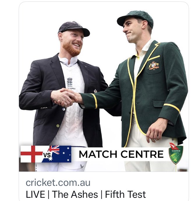 The photo on the Cricket Australia match centre is of Ben Stokes, seasoned conman, welcoming a handsome young country lad, dressed up in his finest, to the big smoke and asking him if he’s had his wallet inspected yet. #Ashes