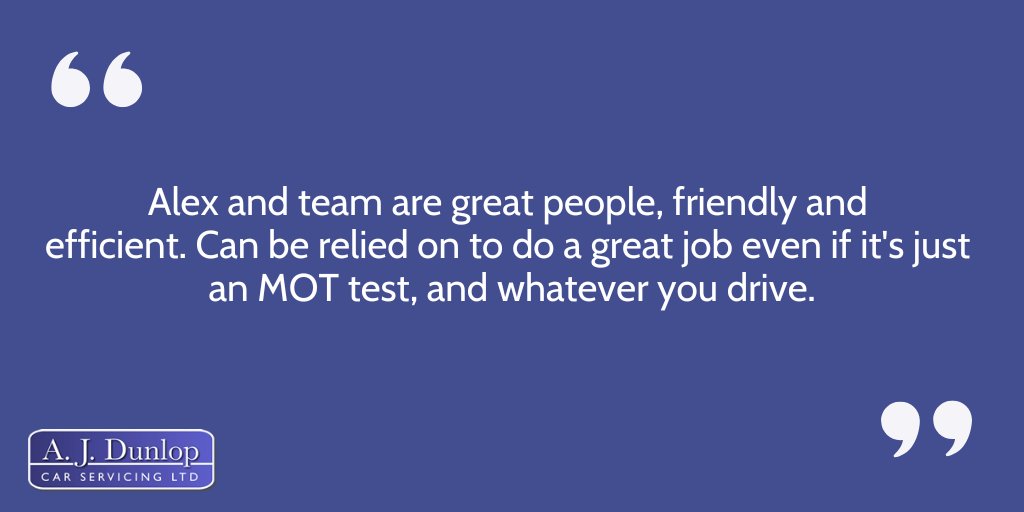 AJDunlopCarServ's tweet image. From Fords to VWs, our team look after virtually any make of car, motorbike or light van. Thank you for the review!
 
#beaconsfield #bucks #clienttestimonia'