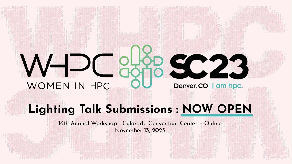FRIDAY - <a href="/Supercomputing/">SC25</a> #SC23 Workshop Submissions for Early Career Speakers - CLOSE!  Get your abstracts ready and submit to the workshop that celebrates our diverse community.  More: buff.ly/3NMZRPK