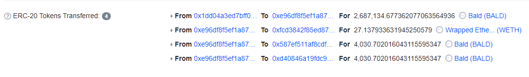Spare a thought for this degen.

- Apes 99 eth in to ATH $BALD 22 hours ago
- Sells same stack for 27 ETH at the bottom 30 mins ago.

blown the fuck out.