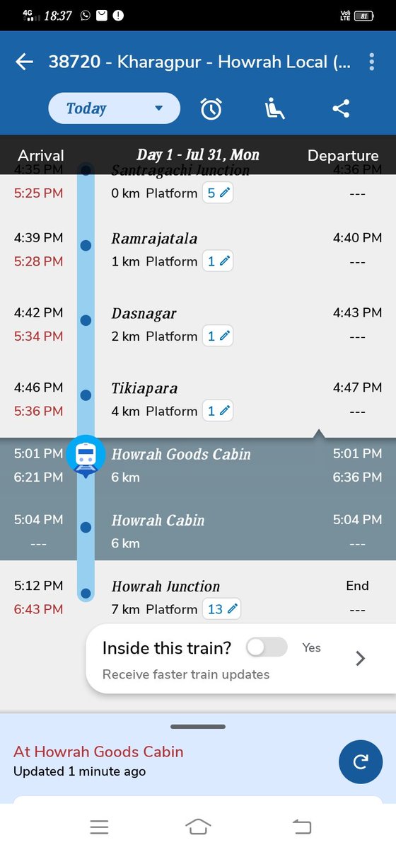 AYANDAS03583054's tweet photo. @indianrailway__ 
South Eastern Railway daily problem. Please solve the problem https://t.co/ze6fzhqD7l