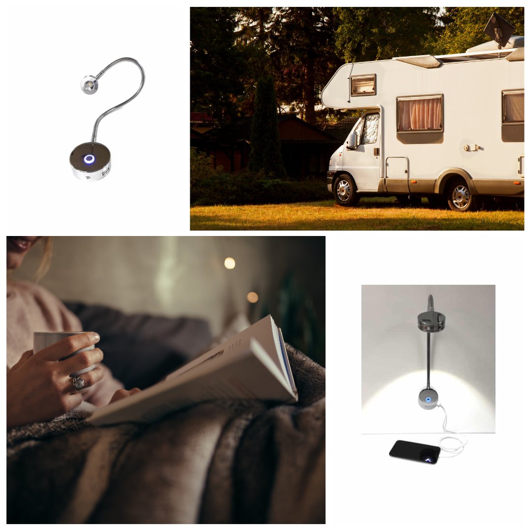 Create the perfect reading spot - ideal for bedrooms at home and on the road! 📚

Aluminum and stainless steel, with a handy USB port 📱

Visit our website buff.ly/44WhDWf or pop into our Birstall showroom! 

#LuxorLightingUK #LEDlighting #HomeDecor #BedroomLighting