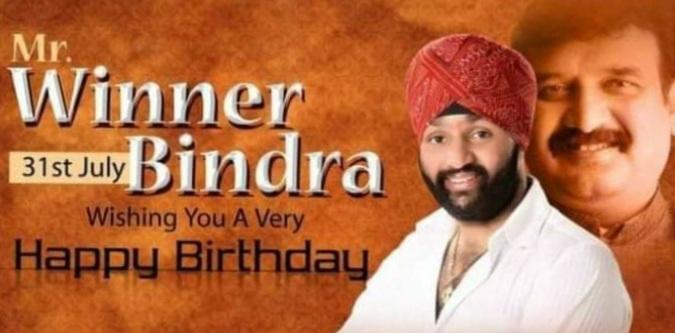 9224370020ok's tweet photo. @BindraWinner happy birthday winner sir https://t.co/c3fgTXw8Mz