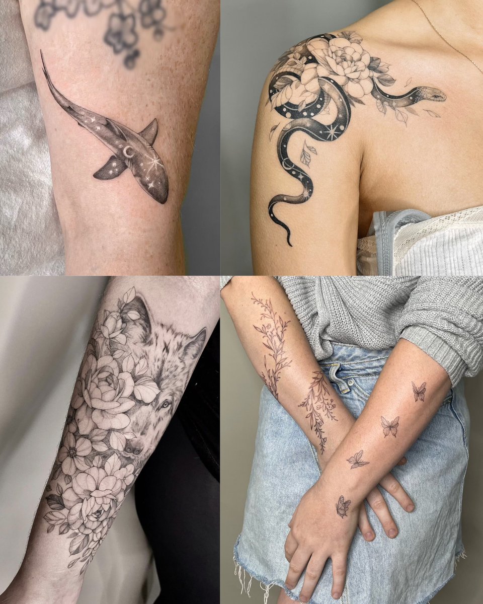 Shares deeply appreciated!

Guest tattooing through September
7 Paris days &amp; 5 London days available!

Everything is planned, but I don’t have any clients in these areas and am so worried I’ll let these shops down.

IG @inkyplaytime usually in Sydney.
Here’s some of my work