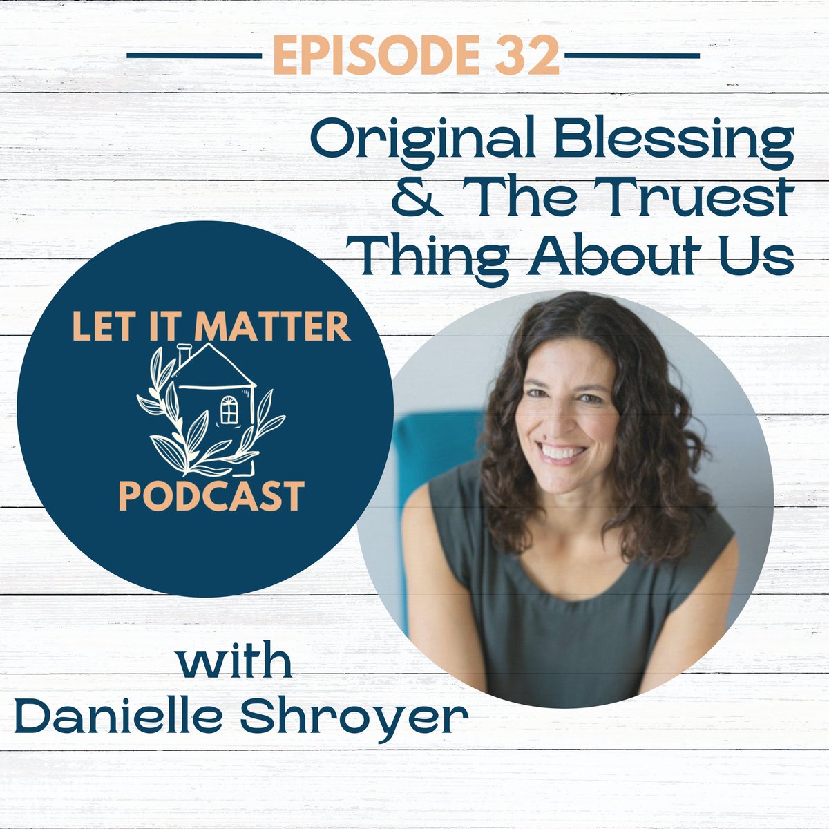 Let It Matter Podcast (@letitmatterpod) on Twitter photo New episode is available now wherever you get your podcasts, featuring <a href="/DGShroyer/">Danielle Shroyer</a> where we discuss what changes when you retire the theology of original sin and instead see God and humanity through the lens of Original Blessing. New episode is available now wherever you get your podcasts, featuring <a href="/DGShroyer/">Danielle Shroyer</a> where we discuss what changes when you retire the theology of original sin and instead see God and humanity through the lens of Original Blessing.
