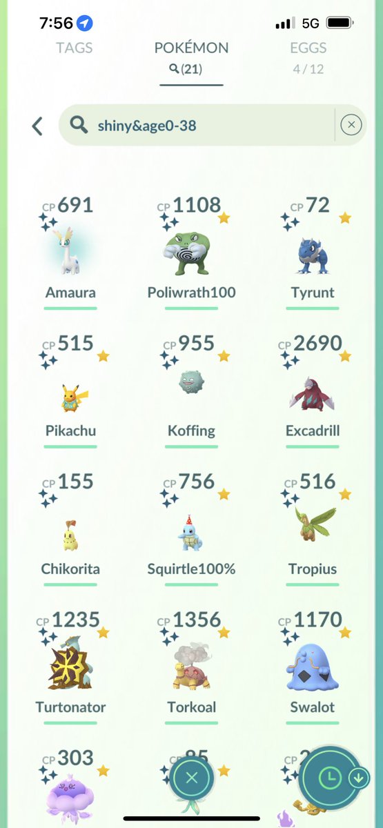 pokemonliam1's tweet photo. With help of some global friends and special trades, managed to fill more of shiny dex ✨

The Amaura and Tyrunt took a while to find shiny ✅

#PokemonGO https://t.co/5zxnBnFKCy