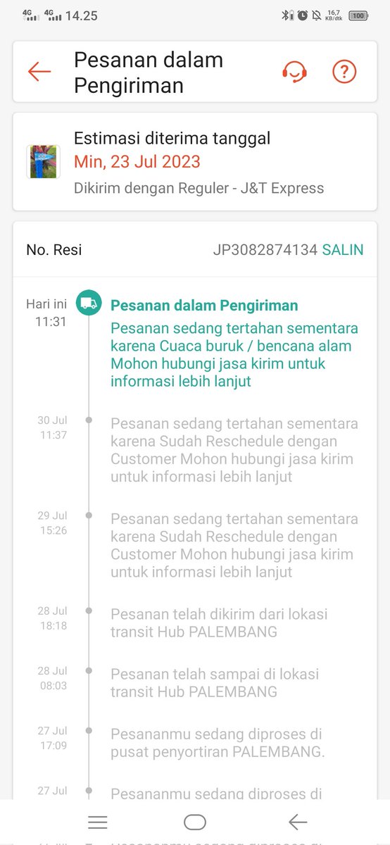 Kalfandi1's tweet photo. @elmarshush @jntexpressid Sama kali, pket ku jg gini bg. Sampe kiamat ga sampe https://t.co/S2XqmtERIX