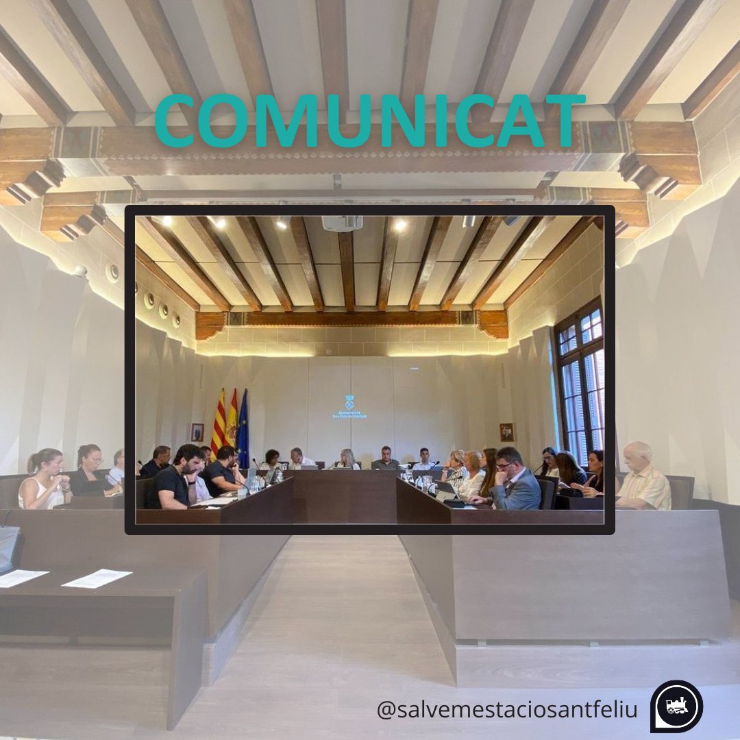 🗣️En el ple municipal del 27 de juliol hem presentat una moció per a la conservació del patrimoni històric del ferrocarril de Sant Feliu.
#patrimoni #jovullunareplica #santfeliu