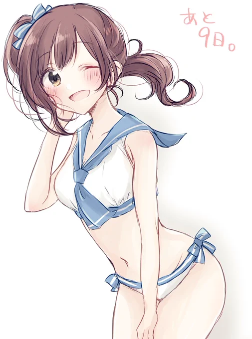 あと9日。 今日はセーラーミズギ響子ちゃん。 #響子誕カウントダウン2023