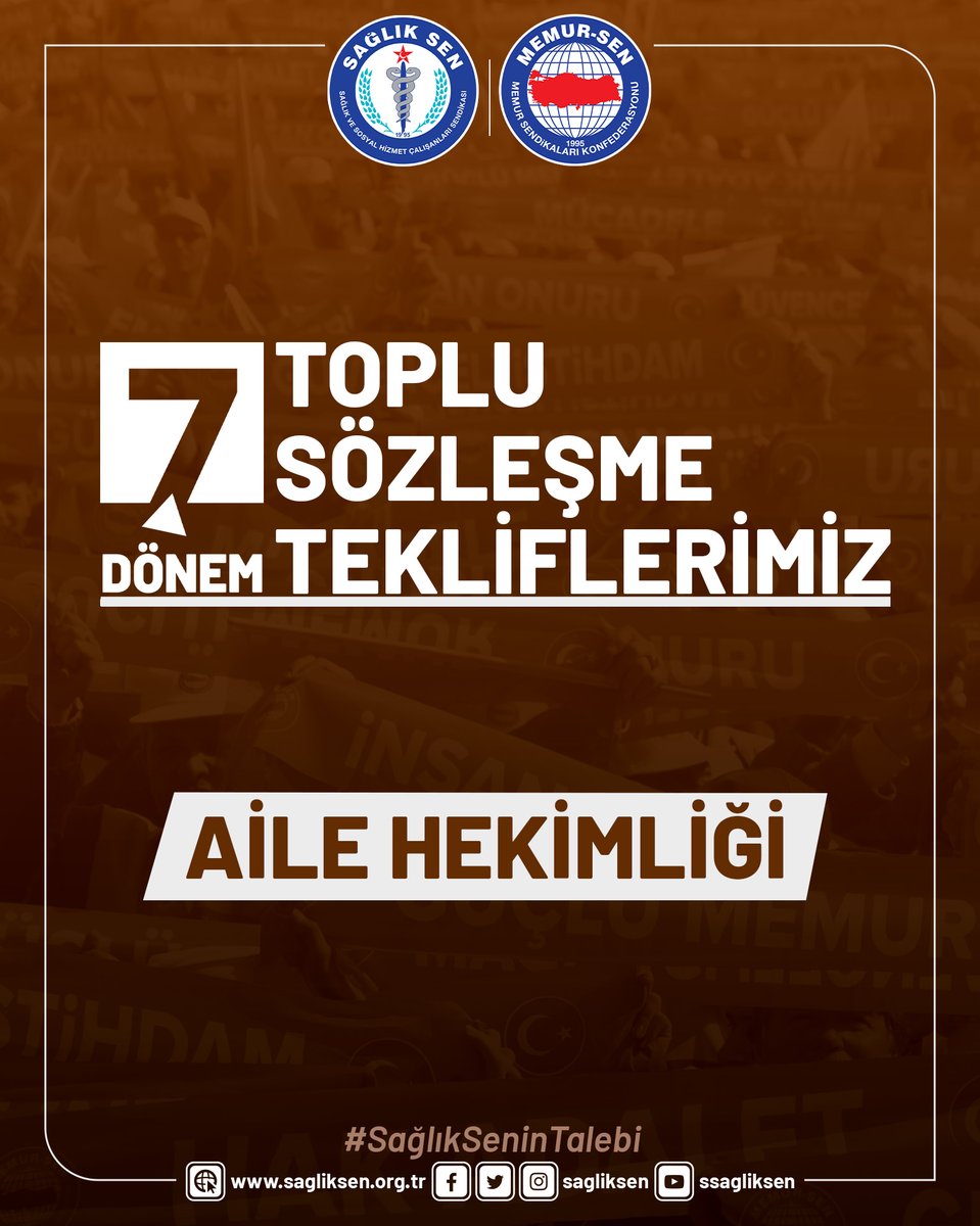 sagliksen's tweet photo. Aile hekimi ve aile sağlığı çalışanları için 7. Dönem Toplu Sözleşme tekliflerimiz…
#SağlıkSeninTalebi

Tüm tekliflerimiz için⤵️
https://t.co/Usd8dZ34dW https://t.co/Iq9sebXhIb