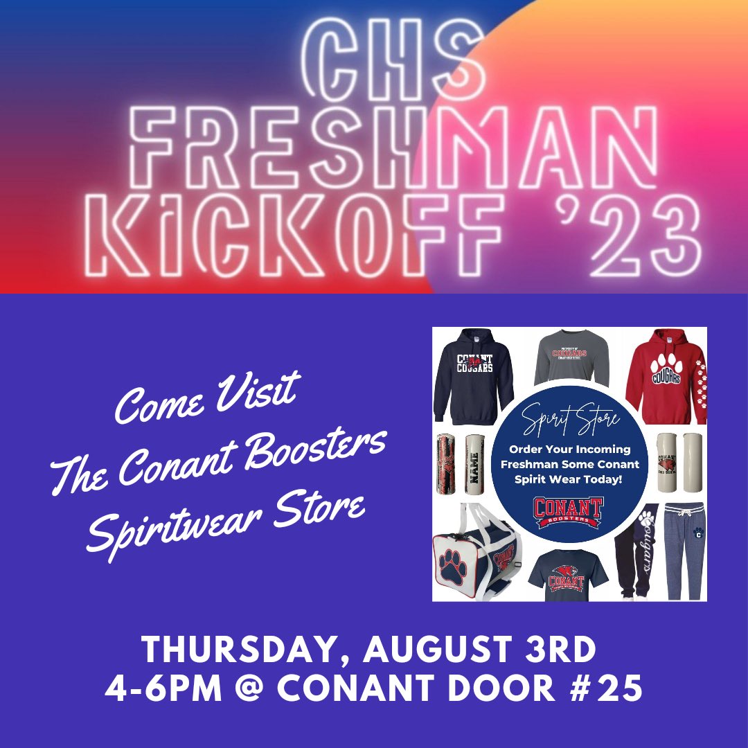 Conant HS Boosters (@conant_boosters) on Twitter photo 