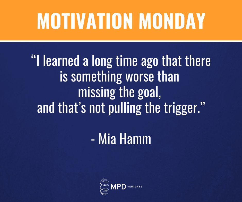 Kick off your week with some positive inspiration...
#mondaymotivation #marketing #mpdventures #inspiration