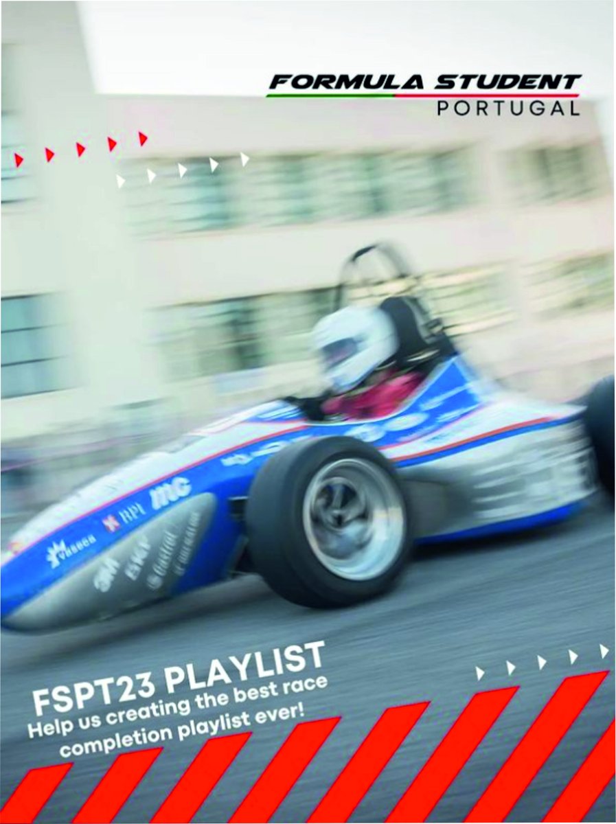 ruisargentokw's tweet photo. 🎉 The Formula Student Portugal Event Playlist (link in bio) will be available for everyone to enjoy during the event from August 1st to 6th in Castelo Branco!
#FSPT #FSPT23 #RoadToFSPT23 #FormulaStudent #FormulaStudentPortugal #ruisargentoentos #apoio #rusargentokw #kwlead https://t.co/sxJee3O6PU