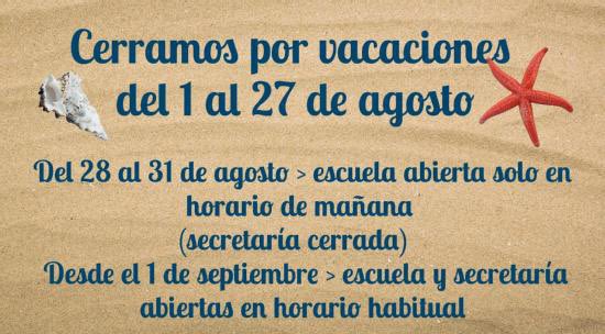 🪸Cerramos por vacaciones del 1 al 27 de agosto 
🎟️Pero la admisión extraordinaria en grupos con vacantes sigue abierta en la web 
🔗eoijesusmaestro.es > Admisión extraordinaria 
¡Feliz verano! #21idiomas <a href="/EOIjesusmaestro/">EOI Jesús Maestro</a>