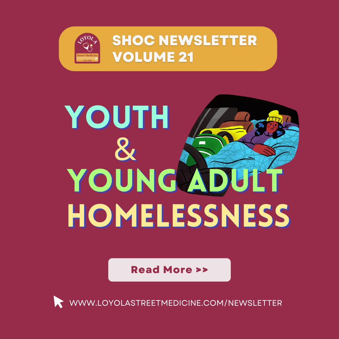 Check out July's newsletter 🗞️ on youth &amp; young adult homelessness! 
loyolastreetmedicine.com/newsletter/you…
