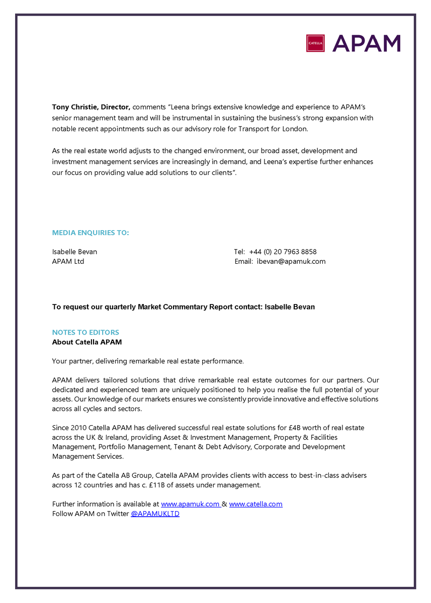 We are delighted to welcome Leena Gillespie to the business as Commercial Business Manager. Leena will be working across the North West and Midlands with Public Sector, Banking and Financial Services clients where she has over 20 years' experience in managing relationships.