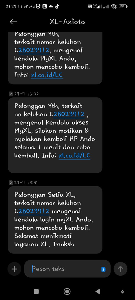 aguspanbali's tweet photo. @myXLCare sampai saat ini ga bs login ke my XL. Parah nie XL. Pake wifi dan data selular ga bs login sejak update apknya https://t.co/I78UOVPDHs