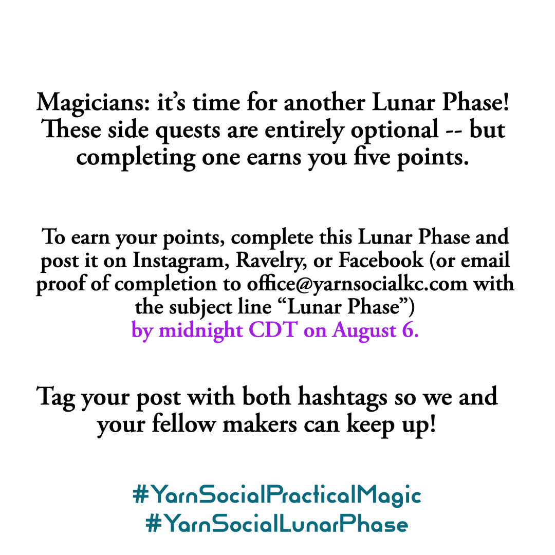 YarnSocialKC's tweet photo. July 31-August 6: Yarn Intuition

Try your hand at yarn identification! 

At the shop from July 31 through August 6, we have a quiz station where you will tackle the challenge of guessing the yarn label information. Use your intuition and knowledge and see how well you do!

#Yarn https://t.co/rBDNSCPLOr