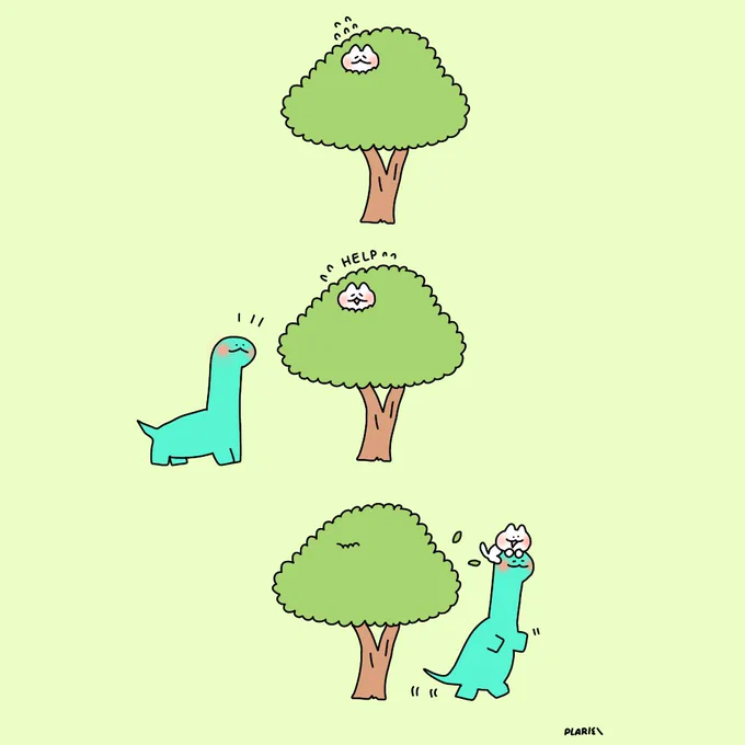 ต้นไม้  #ไดโนเจ๋าเอย