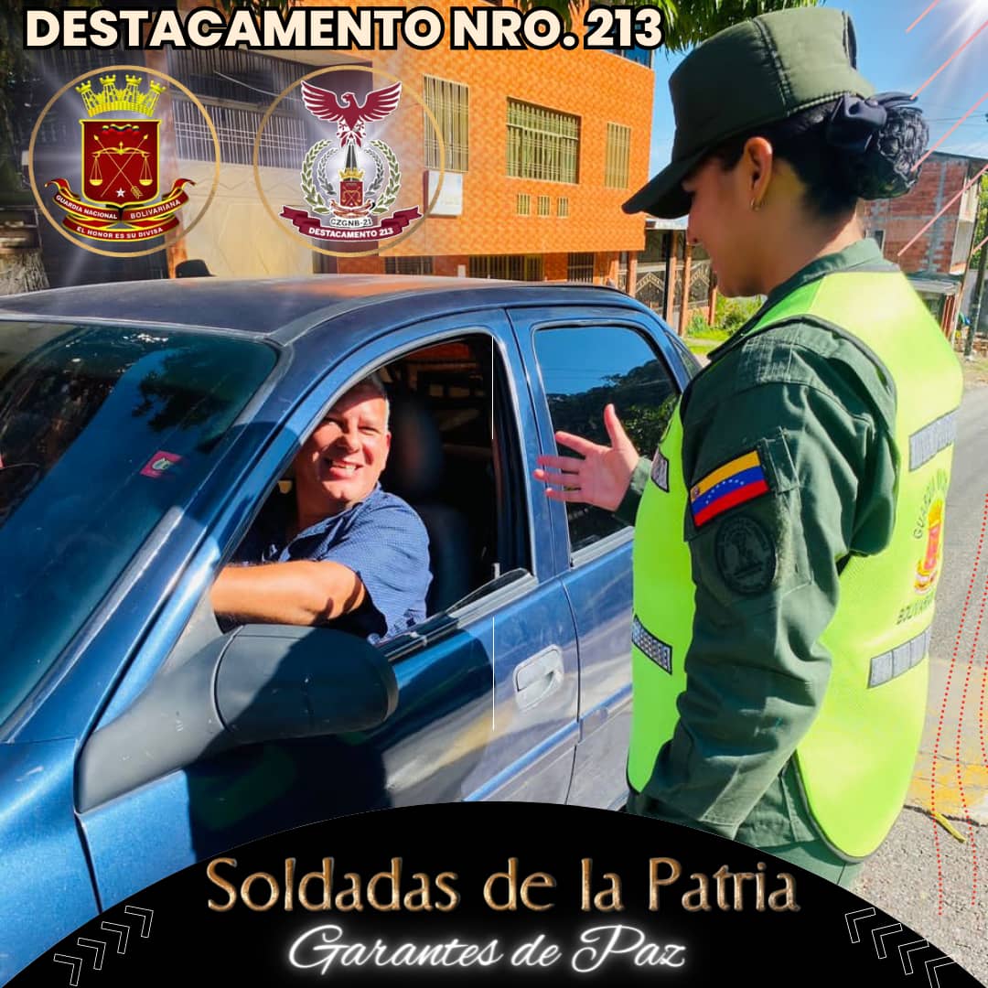 Con lealtad y máximo compromiso trabajamos día a día para garantizar la Paz y Seguridad de los ciudadanos. #MaduroTieneUnBeta #YoSoyFANB #GNBRumboAl86Aniversario .@ElioEstrada18 .@GnbGaranteDePaz