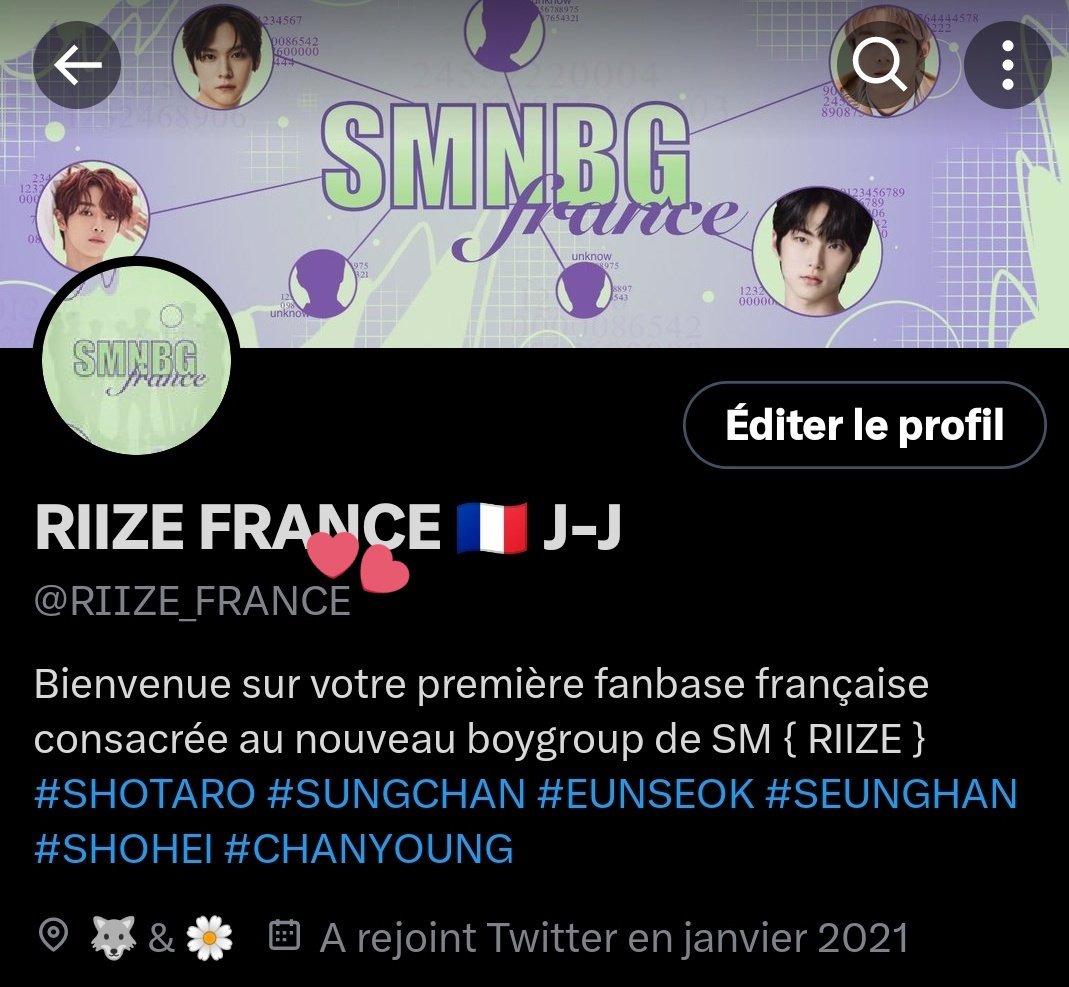 『FANBASE』

La fanbase vous annonce son changement de nom , passant de @/SMNBGFR à <a href="/RIIZE_FRANCE/">RIIZE_France</a> ! 

#SMNBG #RIIZE