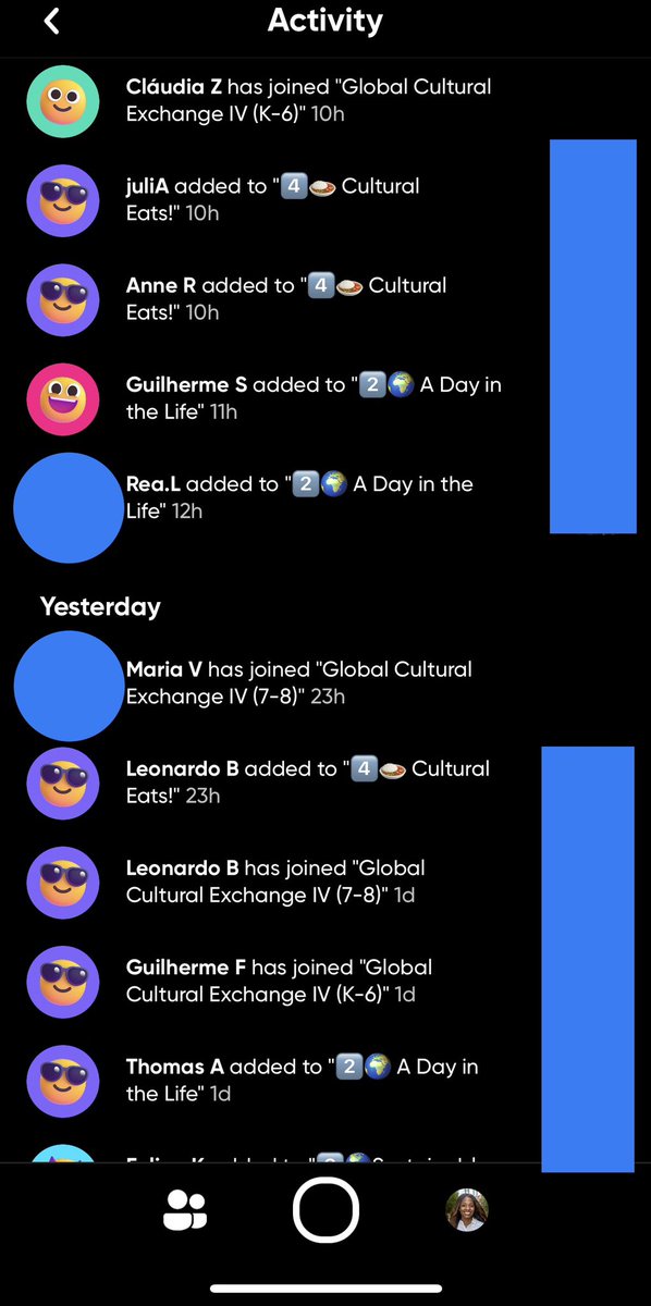 YaritzaV_'s tweet photo. Woohoo! @MicrosoftFlip Notifications for the WIN 🎉

July’s group of students-all around the world-are joining the Global Cultural Exchange 🙌🏾🌍 &amp; uploading their 📹

You and your students can join our upcoming Climate Exchange [September]

🔗 https://t.co/7oqeT1d6u0

#DigEquity https://t.co/XOfcBoDch0
