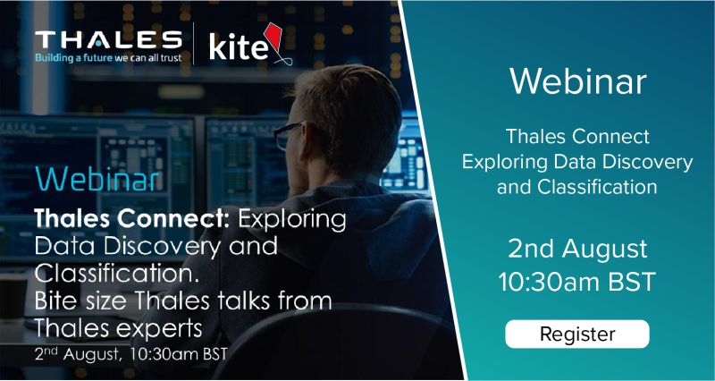 kitelink's tweet image. Don’t forget to register for the upcoming @ThalesCloudSec Connect live webinar on 2nd August for a 20-minute bite size overview on #datadiscovery and classification!

Register here:

register.gotowebinar.com/register/78847…

#CyberSecurity