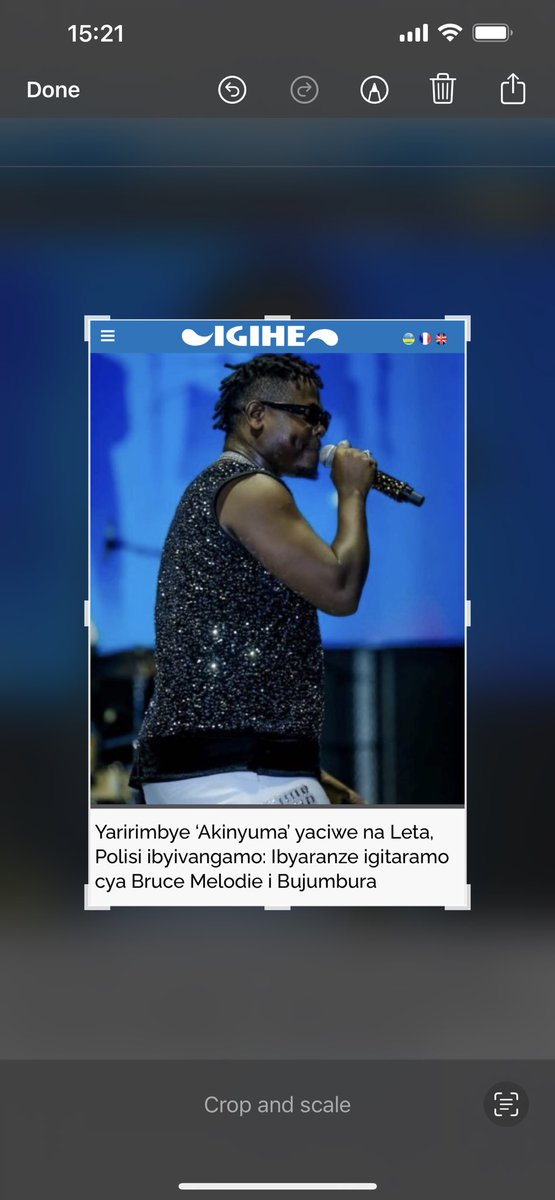 BruceMelodie's tweet photo. Birababaje kubona igitangaza makuru nka @IGIHE  nizeraga iwacu gitangaza amakuru atariyo  
Barangiza bagashyiramo inzego zishinzwe umutekano 

Nahawe umwanya uhagije wo kuririmba kandi rwose ntawigeze yivanga mukazi kanjye  thank you Burundi🇧🇮 https://t.co/ejpOgDRPju