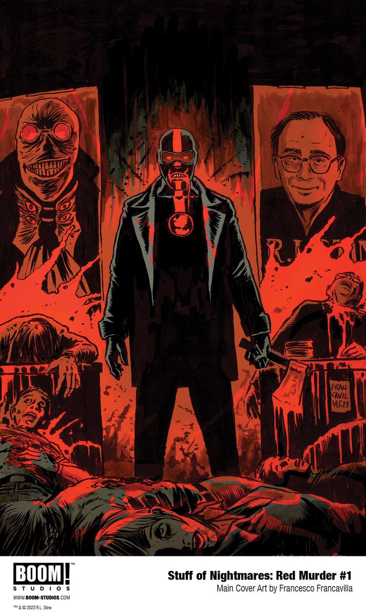 RL_Stine's tweet photo. The cover art is REVEALED! My new Stuff Of Nightmares graphic novel for adults, coming in September. https://t.co/ptveL8cxjj