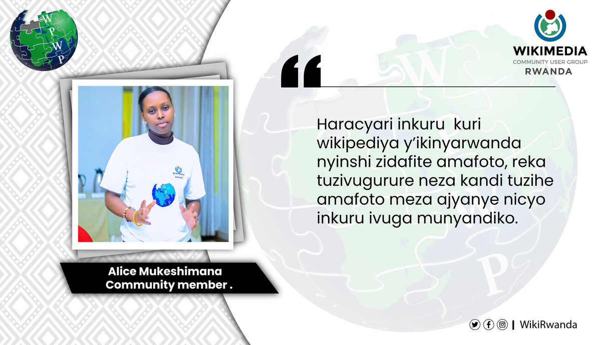 OSKRwanda's tweet photo. None ku wa 31/07/2023 hatangiye irushanwa @WPWPCampaign 
ryo gushyira amafoto ku inkuru zisanzwe kuri Wikipedia zidafite amafoto mu rwego rwo kuzivugurura.
#WPWPrw2023 https://t.co/5nZJedZlKB