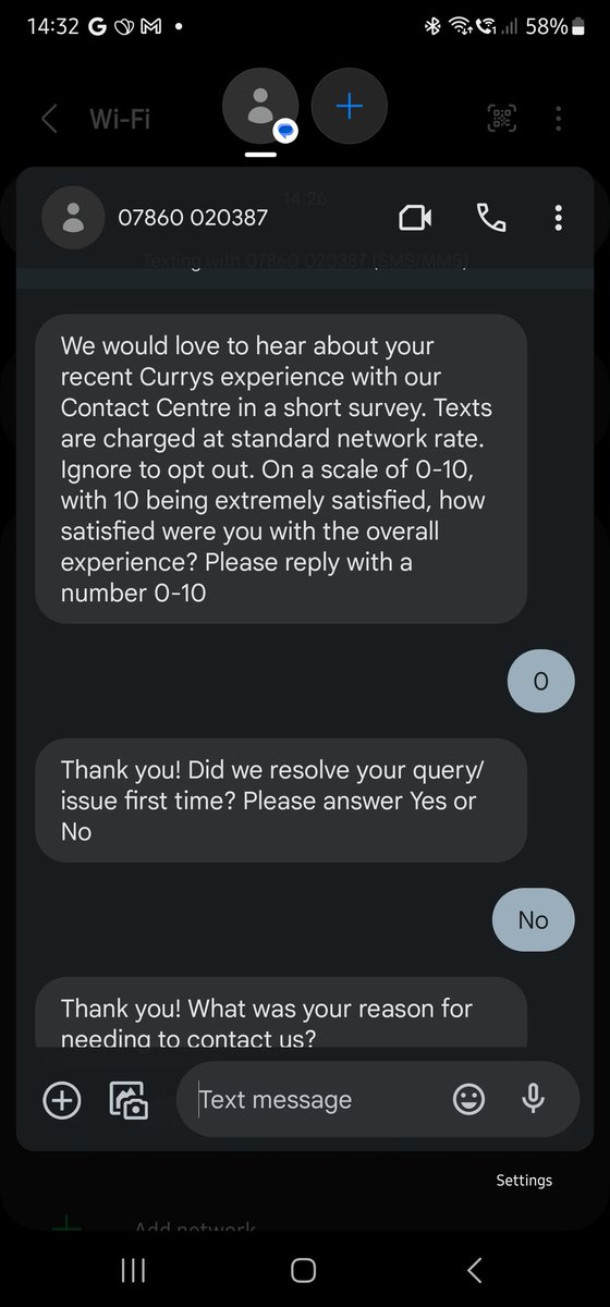 b19ben1973's tweet photo. Part 2 @currys was told I'd get a call back in 1/2 hour but again nothing. Then get asked for feed back and this is the conversation- unbelievable!!! https://t.co/zVmJ3ufQGx