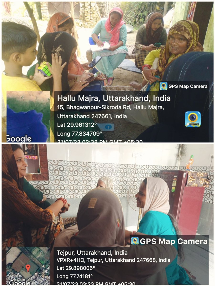 GramotthanHRD's tweet photo. Today, on 31/07/23, in Gram Panchayat Tejjupur & Manak Majra of Bhagwanpur block, women were told about the #REAP_Project,& #MIS was done for all of them.
#KM
@REAPUttarakhand
@Bhagwanpur_RDUK
@ganeshjoshibjp
@ukcmo
@MoRD_GoI
@IFAD
@dd_msydav
@RadhikaJha5
@DrkanchanNegi
@SecyRDUK https://t.co/Ab7eATArqe