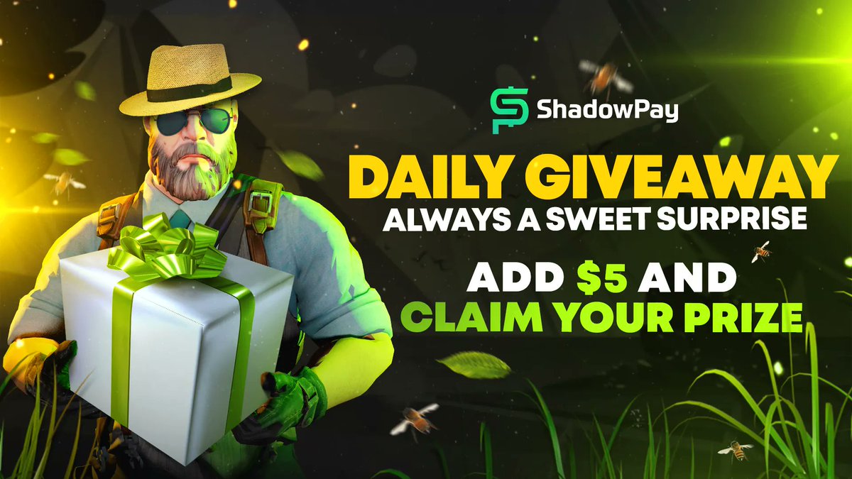 ShadowPaycom's tweet photo. 🎉 Discover our DAILY GIVEAWAYS! 🎉 Join in every day and make sure to share the excitement with your friends 😎 
#csgo #csgoskins #shadowpay #shadowpaycom #csgotrades #counterstrike #csgoskin #csgoknife #csgogiveaway #csgogiveaways #gaming #source2 #csgo2 https://t.co/N1C3gb4LOD
