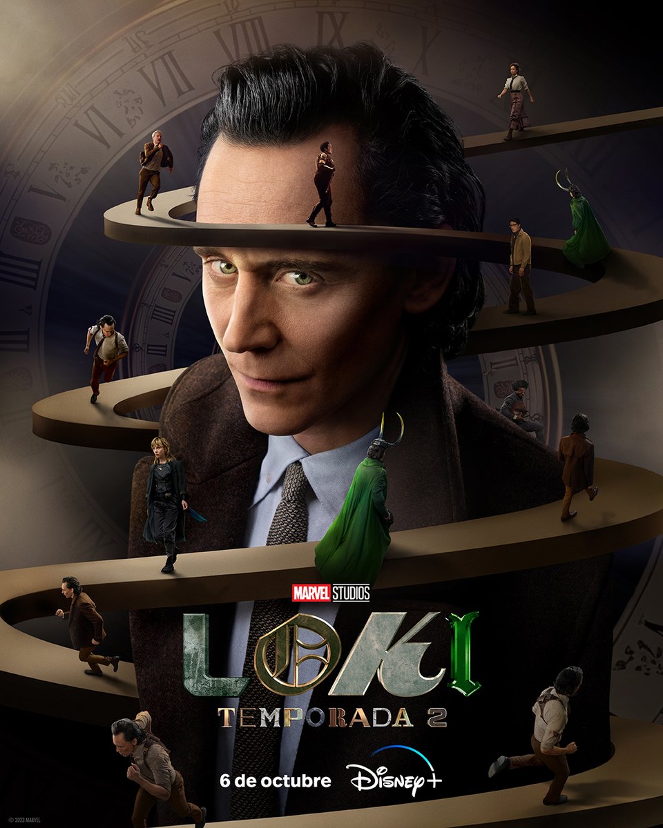 MarvelLATAM's tweet photo. Estamos en la línea de tiempo indicada ⌚

La segunda temporada de #Loki llega el 6 de octubre a @DisneyPlusLA. https://t.co/VoLdOzqlop