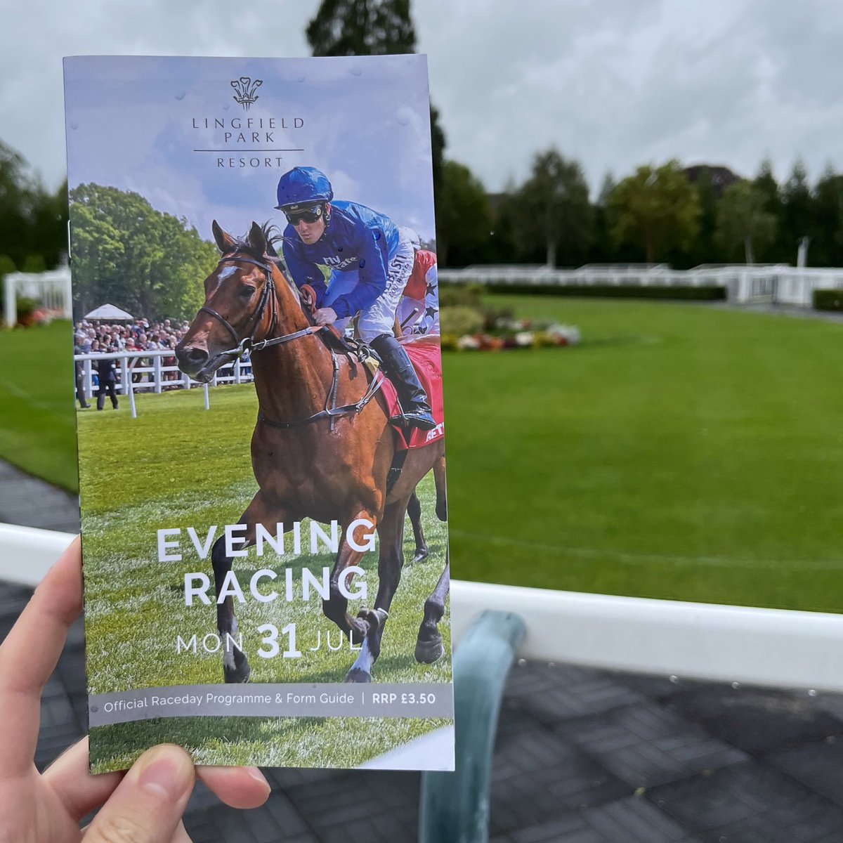 LingfieldPark's tweet photo. Rain or shine, we are all set for our July Evening Racing 🏇☔️
#LingfieldPark | #LINEVR https://t.co/mDH3q5UBw9