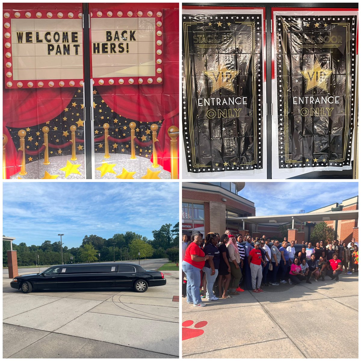 The @PaulDWestMiddle teachers received a V.I.P. “WELCOME” Back!!! It going to be an AWESOME year! @prin_pauldwest @LennetteJones @DrTamaraCandis #LetsGo