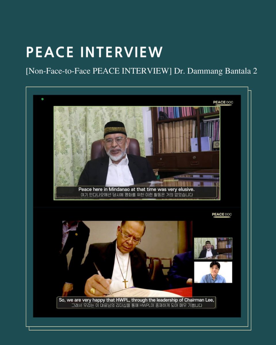 HWPL_PR_SE's tweet photo. #PEACEINTERVIEW
https://t.co/weYXuRVq6F
#HWPL #Together_Peace #WeAreOne
#LawforPeace #AllianceofReligions #PeaceEducation #TeachingGoesOn
#HWPLPeaceAcademy
#PH #Philippines https://t.co/99Mi2zgEFU