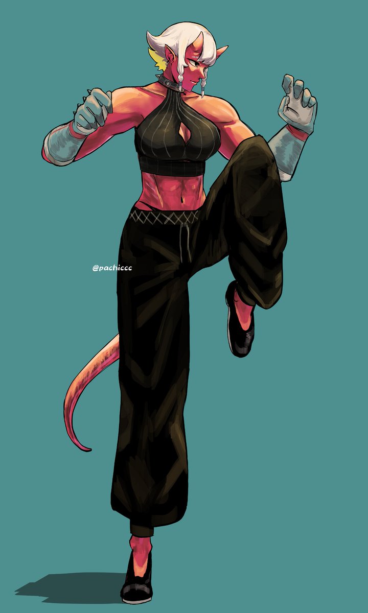 「She's tall #originalcharacter」|黒のイラスト