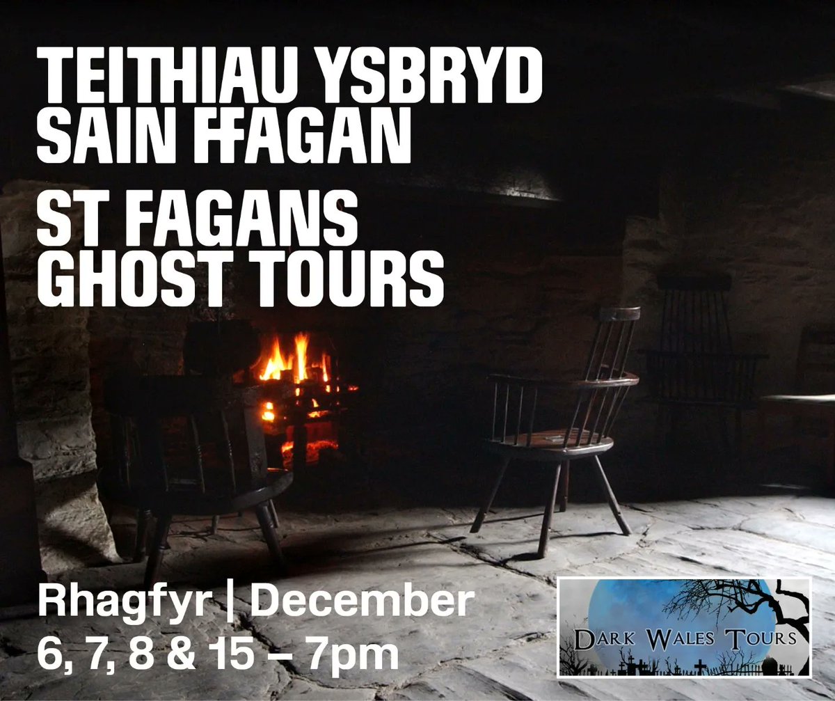 DarkWales's tweet photo. We have now released December dates for both our @StFagans_Museum Ghost Tour and St Fagans Castle Ghost Tour. 

Book your tickets now on https://t.co/1lR3Mxvhmg. https://t.co/KNM8RTjC8V