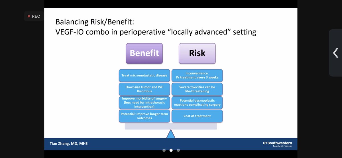 MayoUrology's tweet photo. Thank you to @TiansterZhang from @UTSWNews on an insightful discussion about perioperative systemic therapy in local advanced and metastatic RCC @KidneyCancer @BradLeibovichMD @AmerUrological @UTSWUrology @UroOnc #MondayMorningConference https://t.co/Zw4veDRjzh