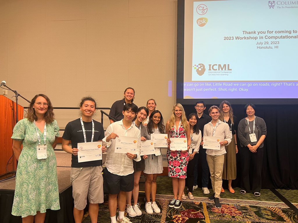 Elham Azizi (@elhamazizi) on Twitter photo Thank you to all organizers and sponsors <a href="/cziscience/">CZI Science</a> <a href="/GSK/">GSK</a> for another outstanding <a href="/icml_compbio/">ICML-Compbio-Workshop</a> workshop <a href="/icmlconf/">ICML Conference</a> #ICML2023 photos courtesy of <a href="/shi_lingting/">Lingting Shi</a> Thank you to all organizers and sponsors <a href="/cziscience/">CZI Science</a> <a href="/GSK/">GSK</a> for another outstanding <a href="/icml_compbio/">ICML-Compbio-Workshop</a> workshop <a href="/icmlconf/">ICML Conference</a> #ICML2023 photos courtesy of <a href="/shi_lingting/">Lingting Shi</a>