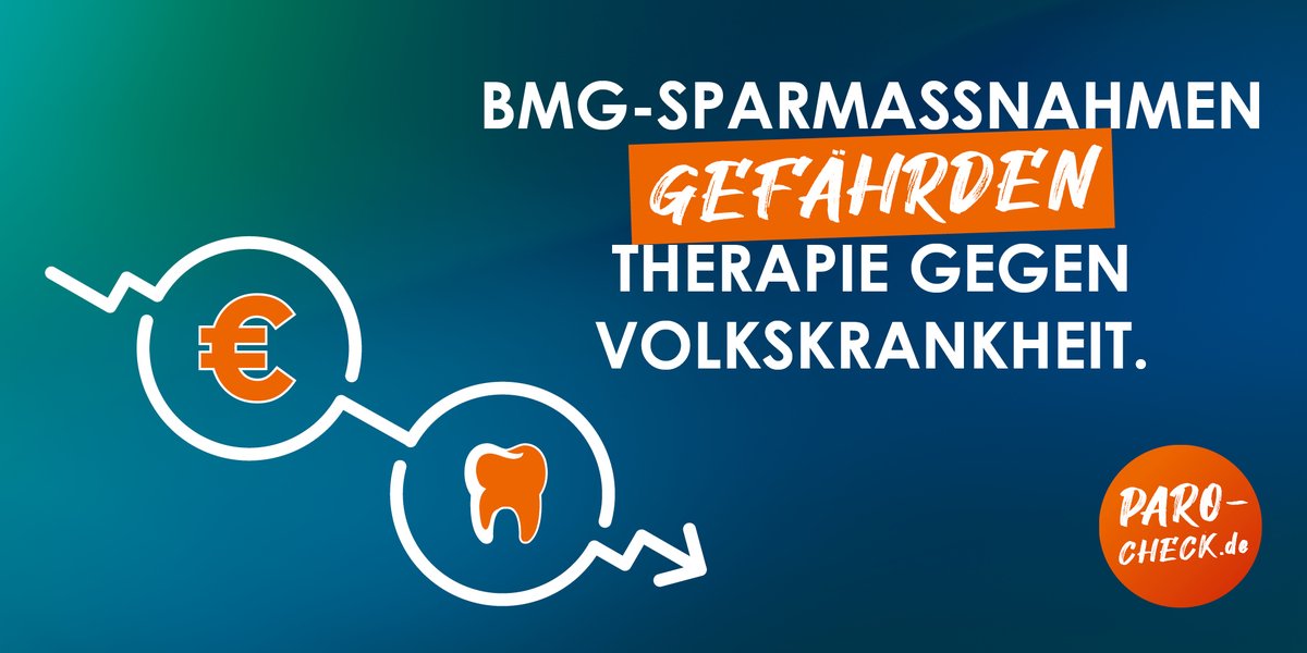 Gesunde Zähne, gesunder Körper. Studien zeigen: #Parodontitis ist nicht nur ein Problem für die Zähne, sondern für die #Gesamtgesundheit. Mit #Prävention lassen sich Risiken verringern. Deshalb: Keine Kürzungen bei der zahnmedizinischen #Prävention!