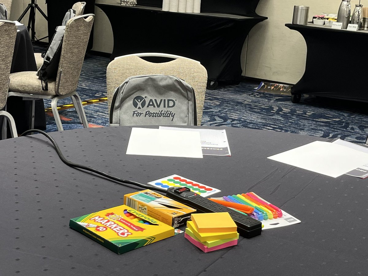 roxmidavid's tweet photo. All ready for Day One of Summer Institute in San Diego! #avid #presenter https://t.co/KTGfExszjw