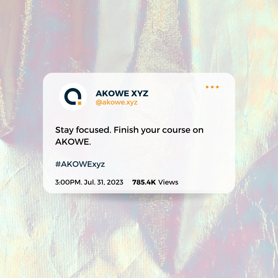 akowexyz's tweet photo. Do not snooze! Stay Focused!

#AKOWExyz https://t.co/ttPiWrhskg