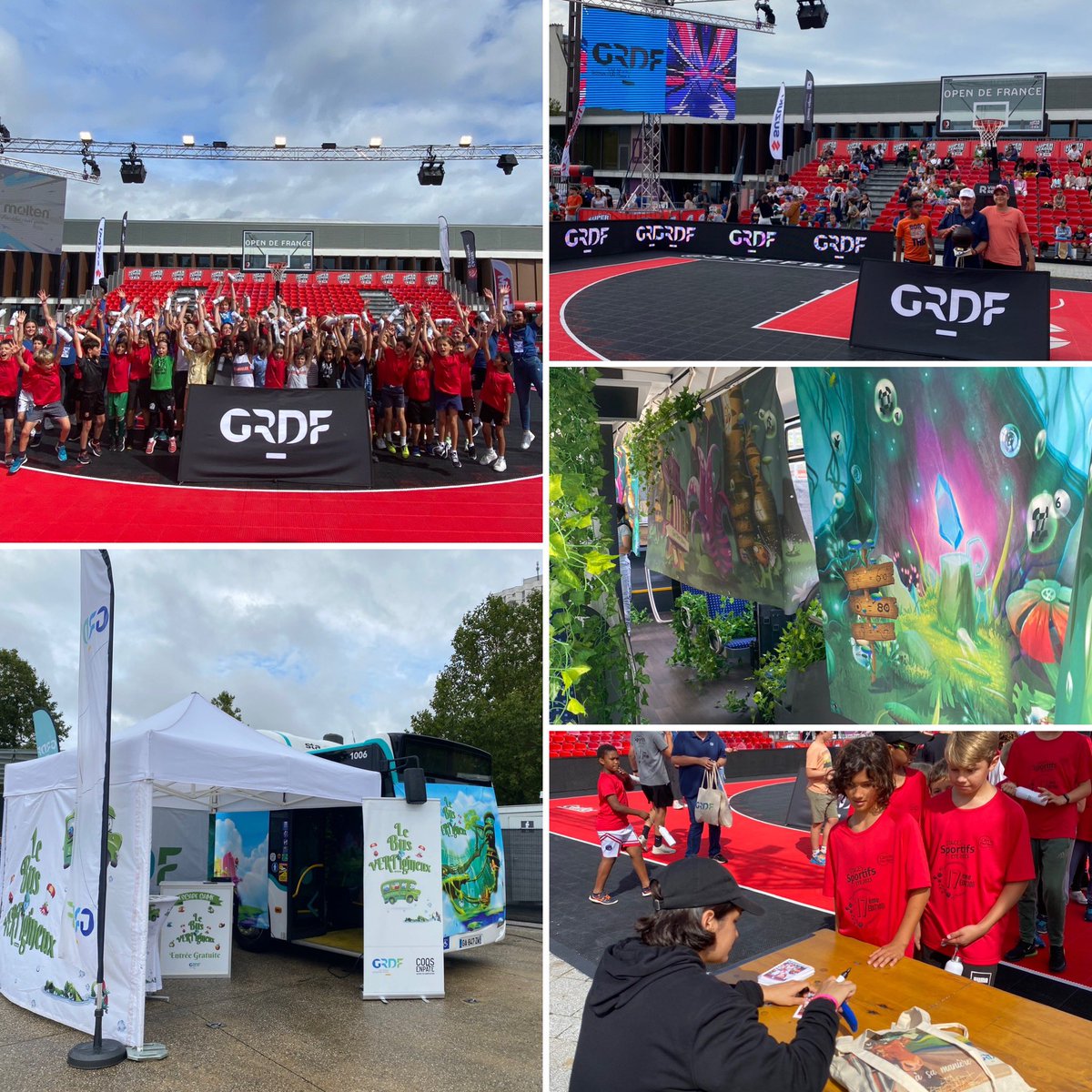 Retour en images de l’Open de France de basket 3x3 à Rennes, où en tant que partenaire, GRDF était présent. Au programme : Escape Game Vert’igineux, initiations au basket 3x3 auprès des enfants des maisons de quartier de Rennes avec <a href="/HortenseLmz/">Hortense Limouzin</a>. 
#Superleague3x3 #FFBBcitoyen