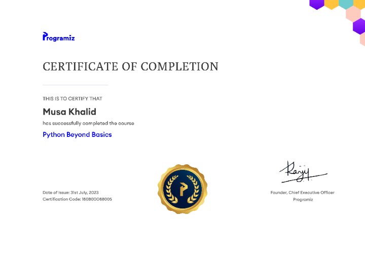 mkalbani96's tweet image. programiz.pro/certificates/d… #Programiz