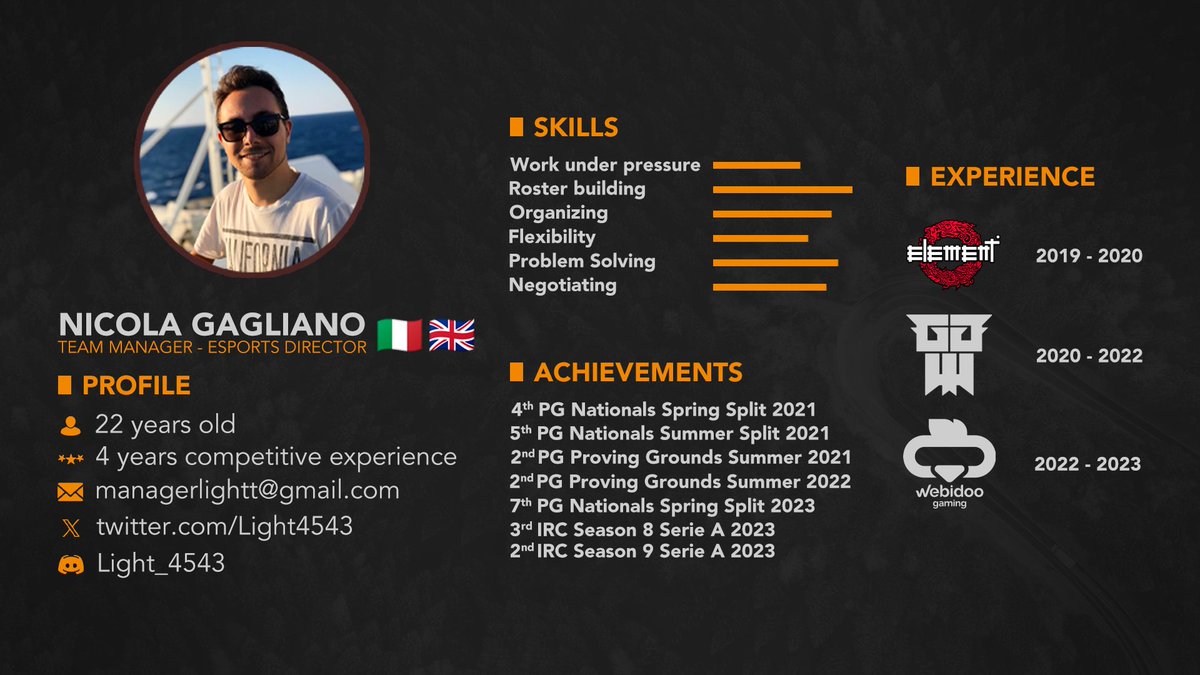 Light4543's tweet image. Hello everyone, after my break during Summer Split I'm back.
I'm LFT as Team Manager for Winter Split and beyond.
Mainly looking for ERL1 but I will consider also ERL2.
For references: @AxelentLOL @Aleks7_lol @BliZarD_EU @d2klol 
❤️&amp;amp;🔃 are appreciated!