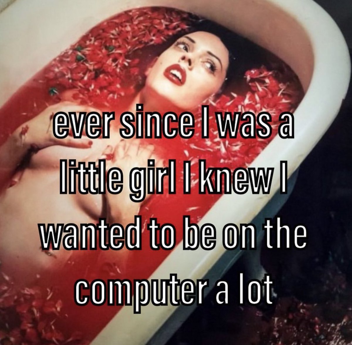 scholardelrey's tweet photo. a lot of people think my job is internet but it’s actually just computer https://t.co/oueicFnXpu