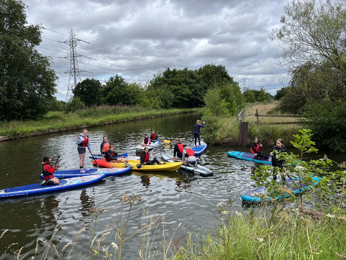 12thGuides's tweet photo. Paddle and Camp 2023 was a great success thanks to @gripadventure and a wonderful group of girls. We travelled on a narrow boat, camped, did paddle boarding and Kayaking, spent time in the countryside, cooked, slept , played games and went to Lymm for chips! #girlshaveadventures https://t.co/aZo3IGkwYS